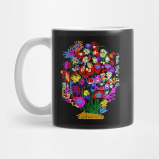 Mod Pop Art Flower Bouquet Mug